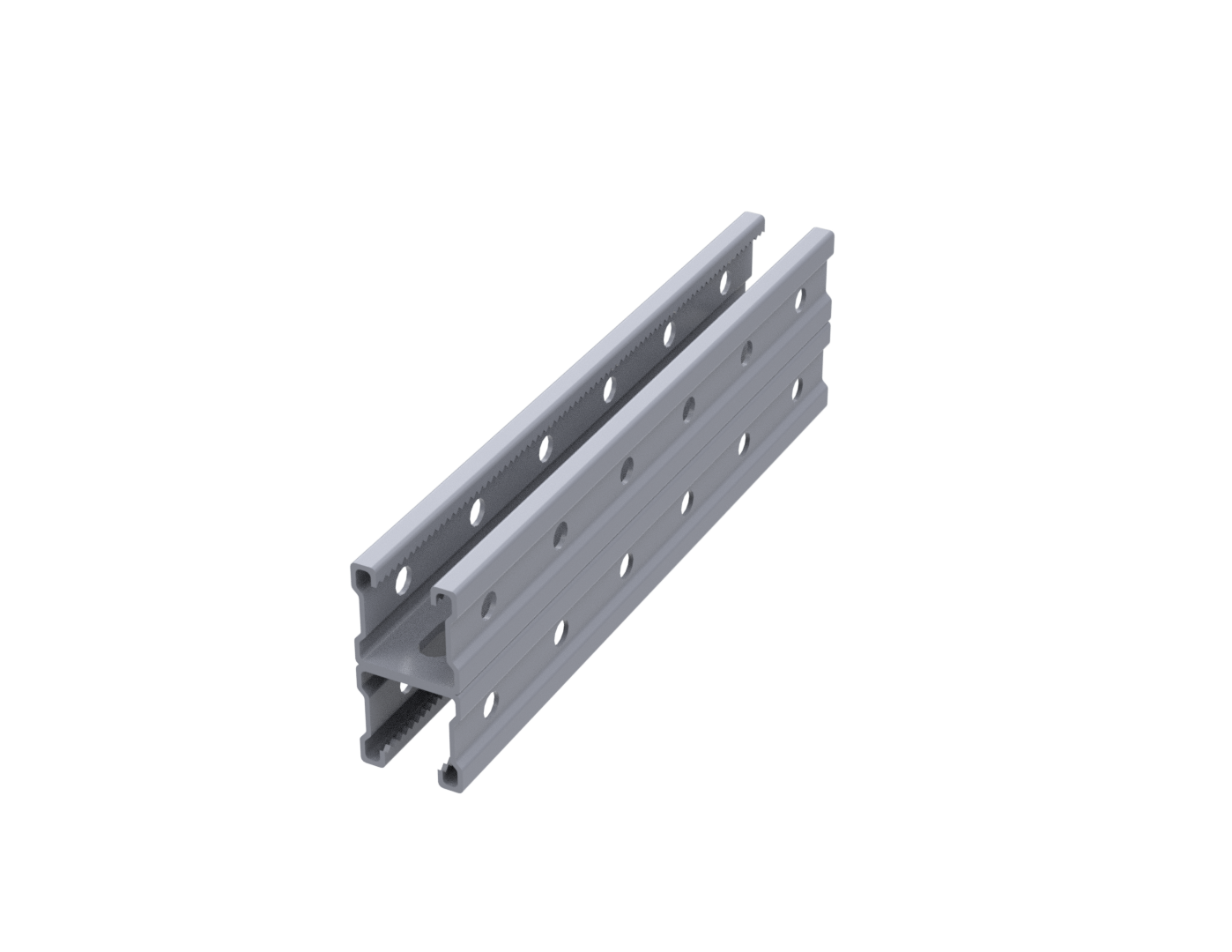 Профиль С образный 41x41x2.5 L1450 с ребром жесткости цинк